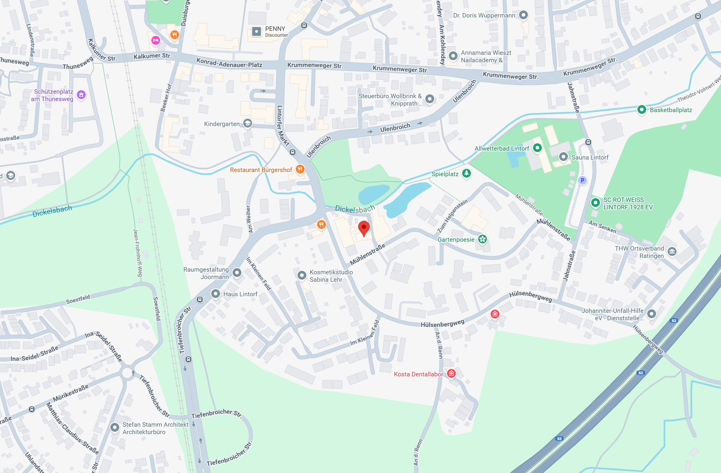 Karte Lintorf Ratingen JBD Systeme